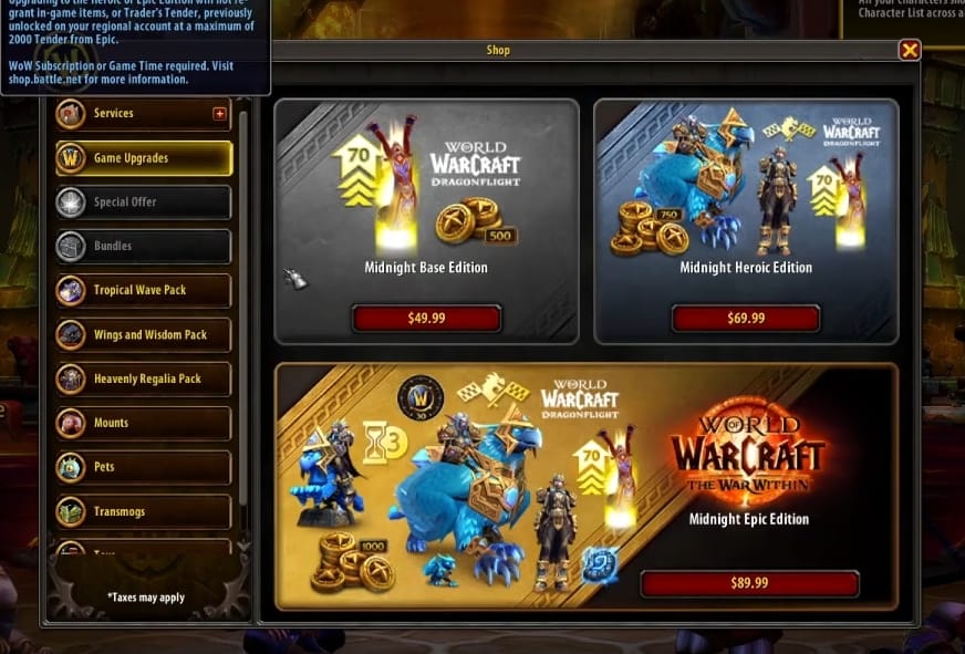 "Слив" подробностей World of Warcraft: Midnight!